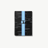 Camo Monogram Stripe Notebook